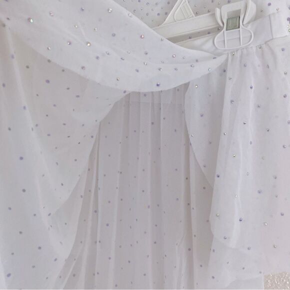 Weissman solo custom dance costume 2 piece Illusion Mesh
14616 LC-large child - Picture 12 of 13